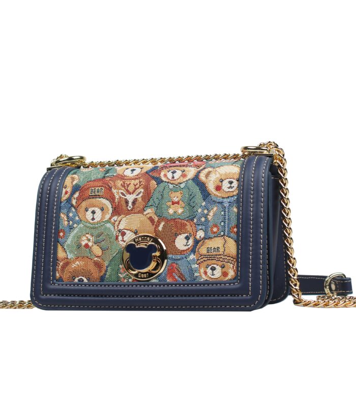 Crossbody Flap Bag — GREEN  BEAR