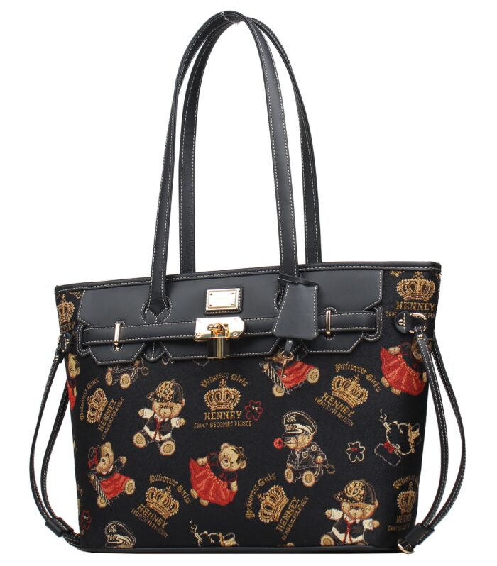 Structured Tote Bag — CROWN BEAR