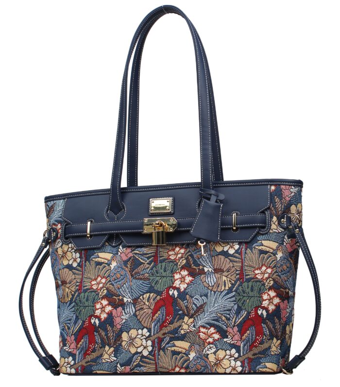 Structured Tote Bag — PARROT SONG