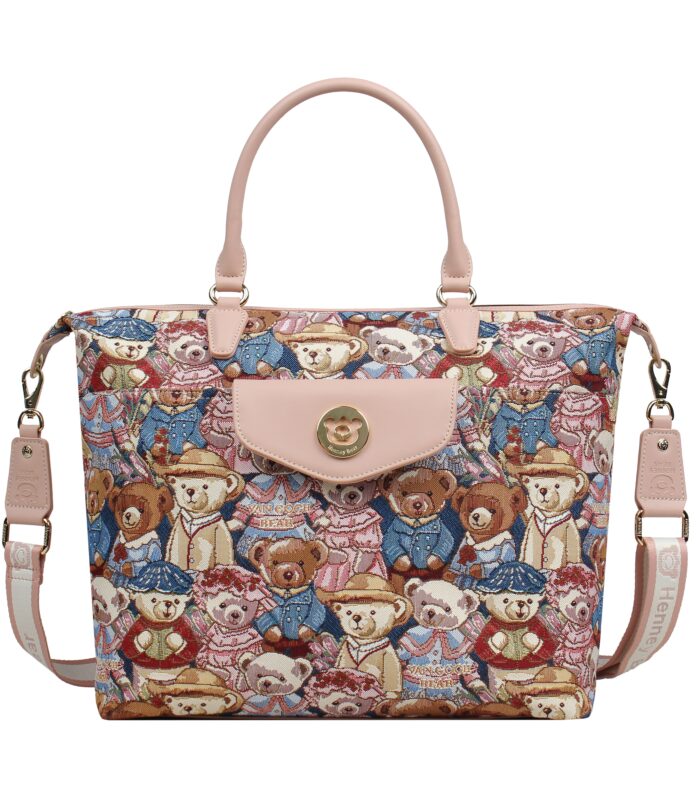 Structured Shoulder Tote — VINCENT BEAR