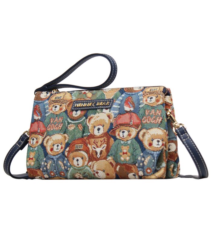 Crossbody Bag & Wristlet Set — GREEN BEAR