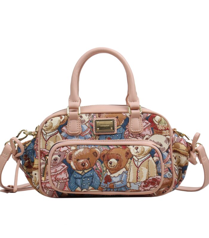 Bowling-Style Satchel — VINCENT BEAR