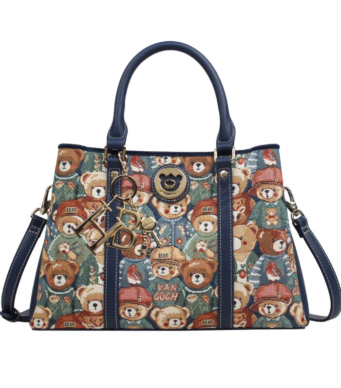 Winged Tote — GREEN BEAR