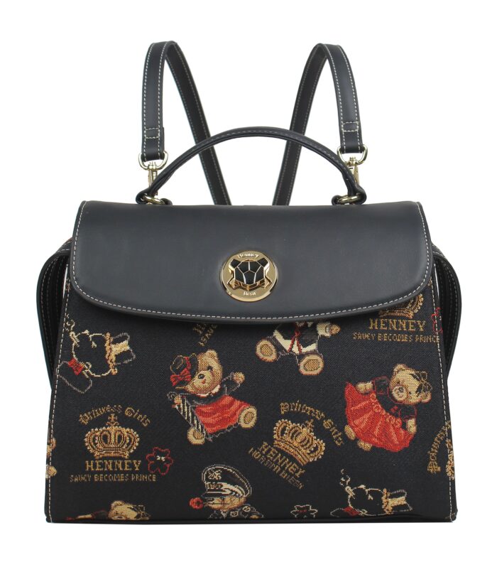 Dual-Function Top-Handle Satchel & Backpack— CROWN BEAR