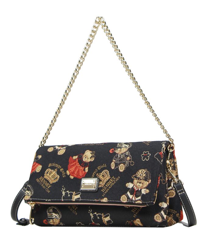 Structured Shoulder Bag — CROWN BEAR