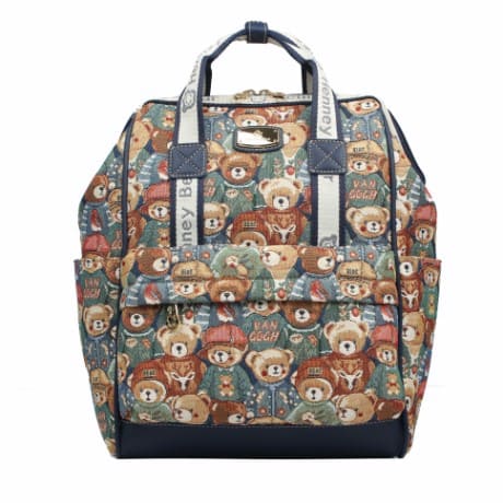 Top-Handle Backpack — GREEN  BEAR