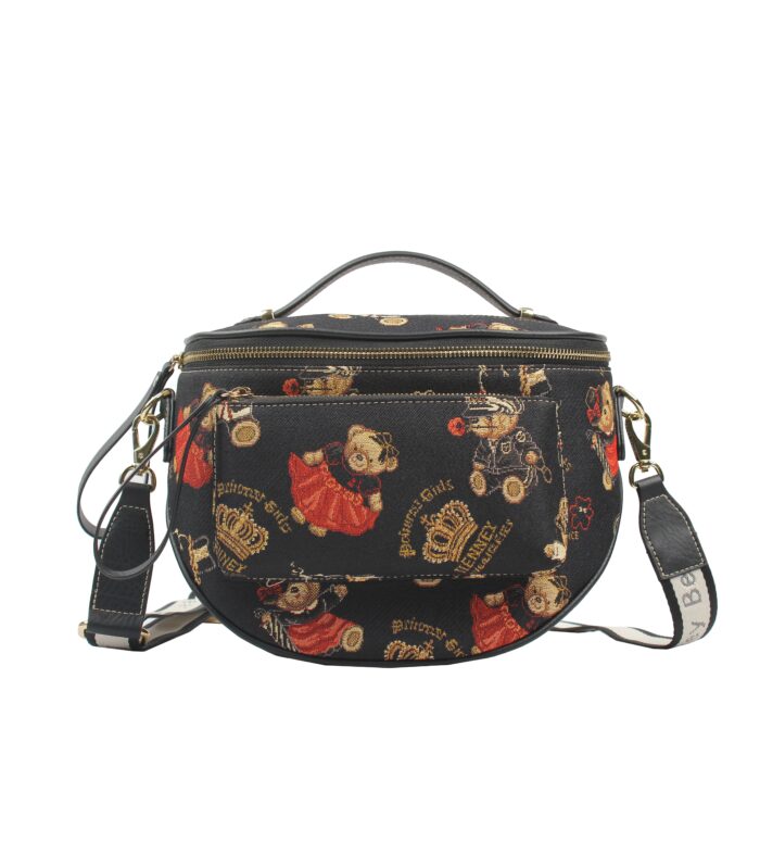Round Crossbody Vanity Bag — CROWN BEAR