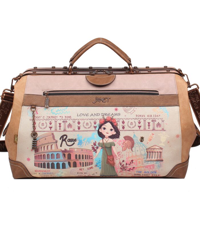 Top-Handle Weekender Bag — A TOUR OF ROME
