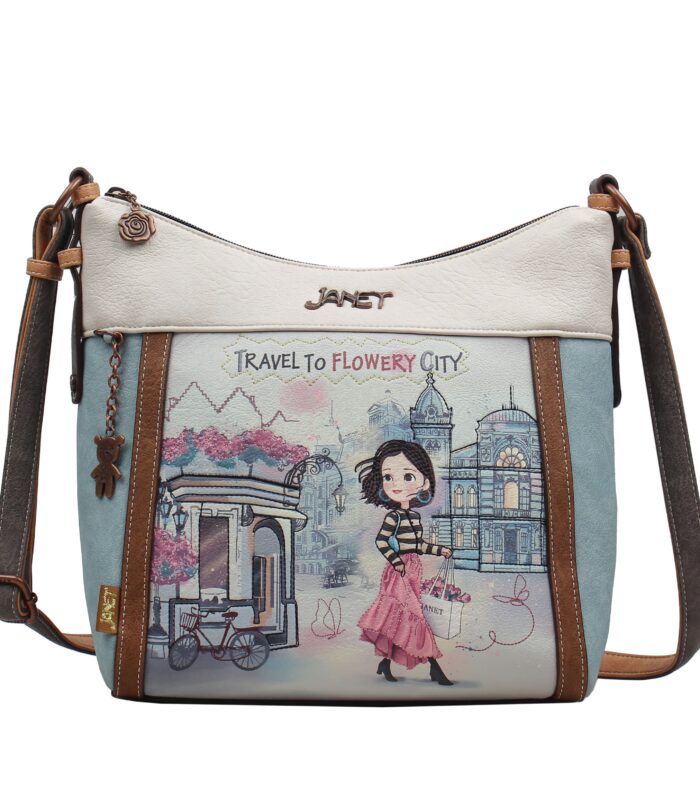 Hobo Crossbody Bag — FLOWERY CITY