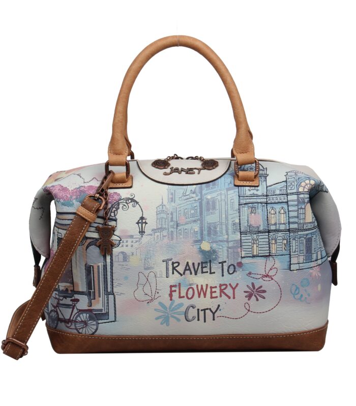 Top-Handle Satchel — FLOWERY CITY