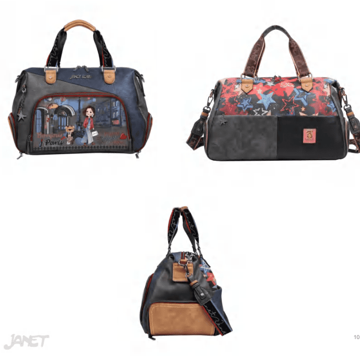 Top-Handle Weekender Bag — PARIS DREAM