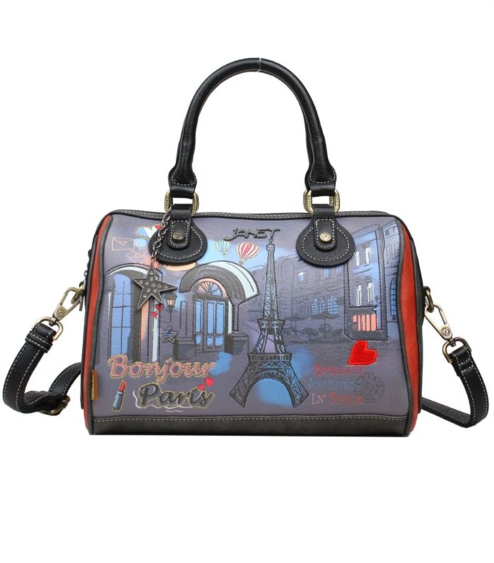Bowling-Style Satchel — PARIS DREAM