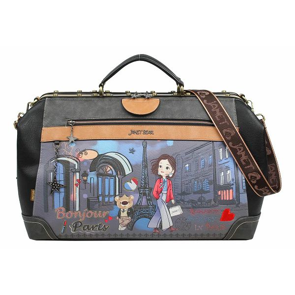 Top-Handle Weekender Bag — PARIS DREAM